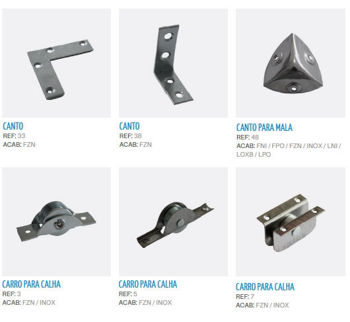 Picture of Hardware for furniture, civil construction and prefabricated buildings.