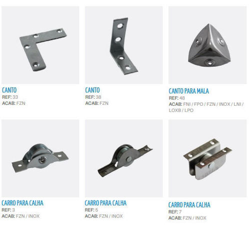 Picture of Hardware for furniture, civil construction and prefabricated buildings.