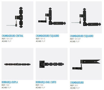 Picture of Hardware for furniture, civil construction and prefabricated buildings.